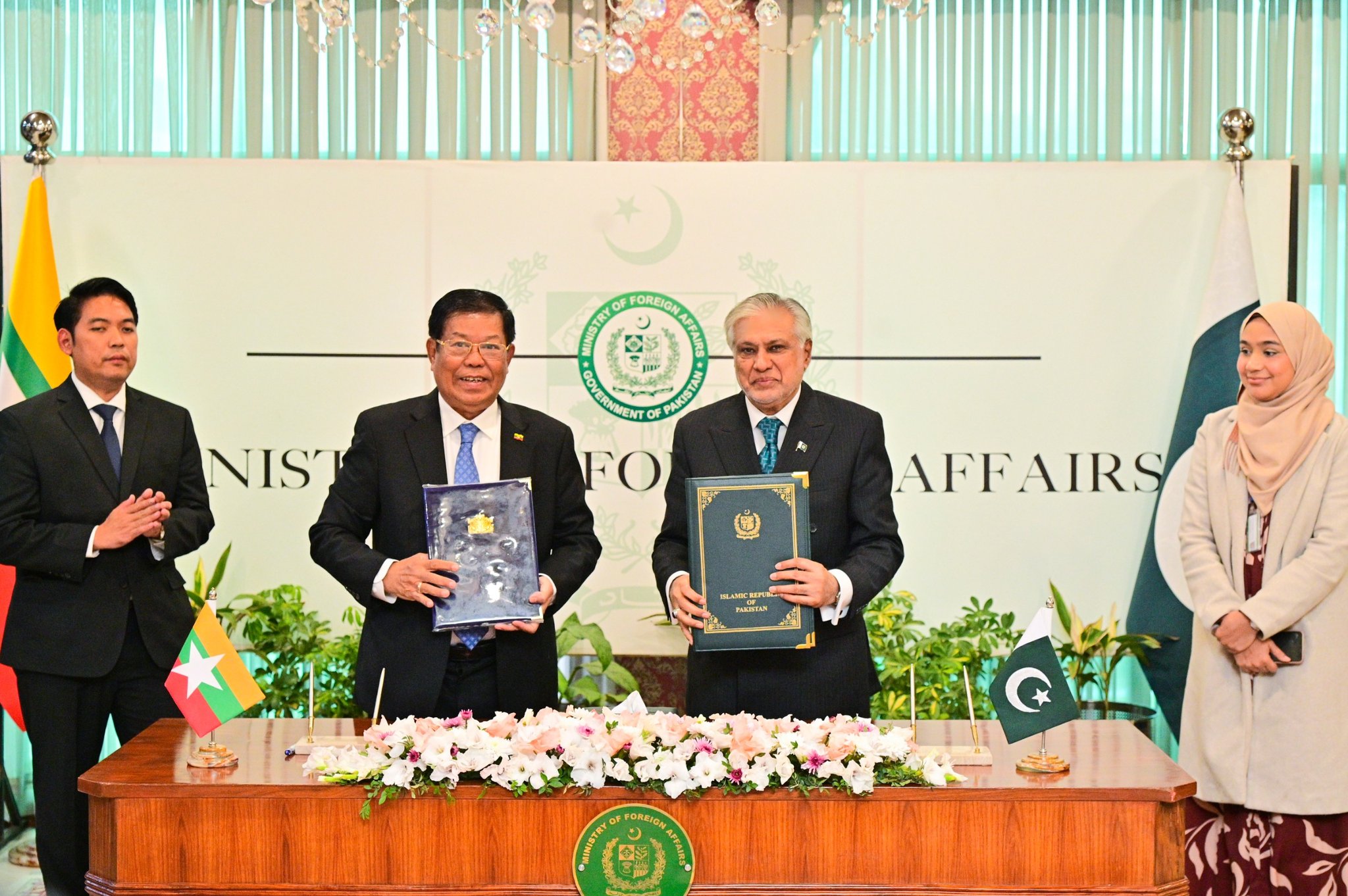 Pakistan, Myanmar sign MOU for regular diplomatic consultations